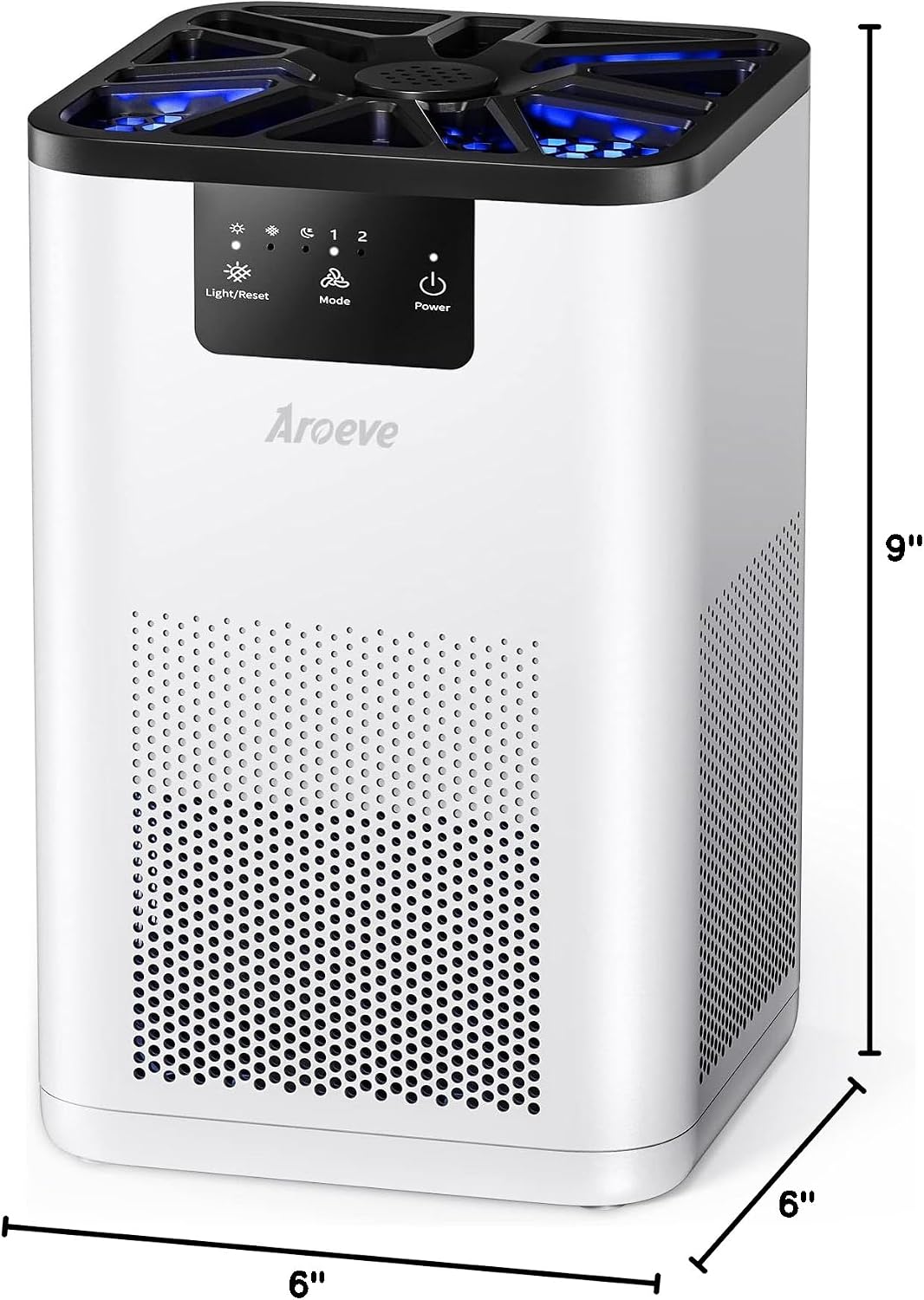 AROEVE Air Purifiers for Bedroom with Aromatherapy Function-MK06A(White)