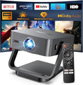 FUDONI Smart Projector with WiFi 6 and Bluetooth, 1080P Full HD Projector