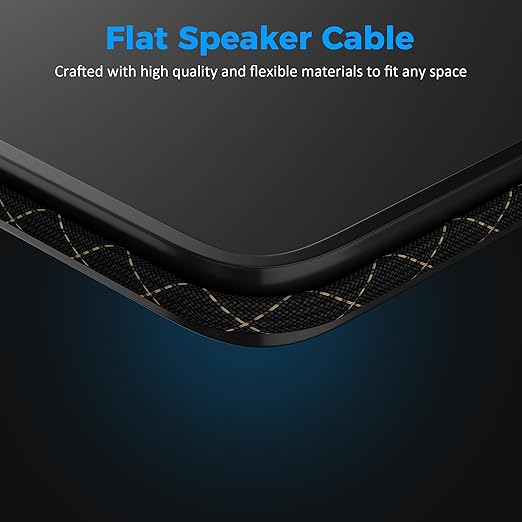14/2 Speaker Wire 50 Feet, 14AWG Gauge Speaker Cable, Direct Burial, Durable