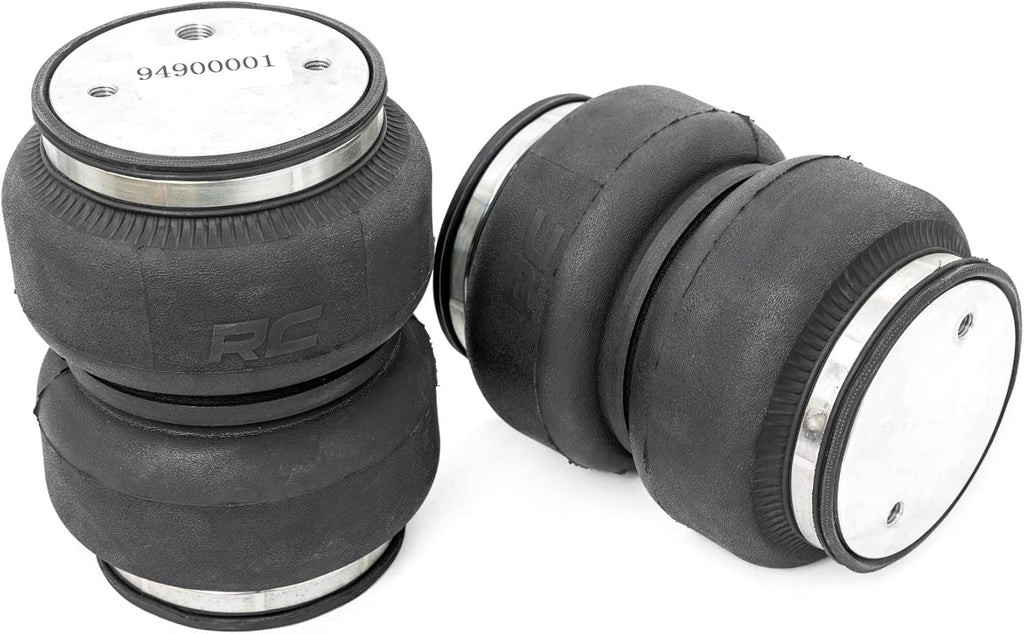 rough country air spring kit for ram 2500 shown in use