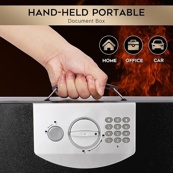 Dalmbox Portable Metal Safe Box