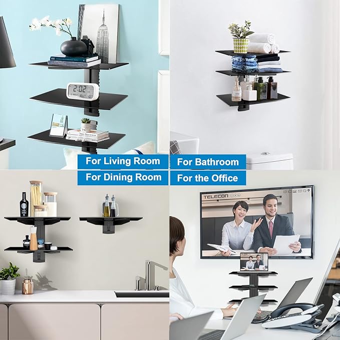 suptek 3 Floating Shelf Wall Bracket