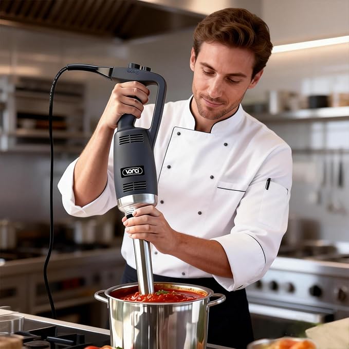 VONCI 350W Commercial Immersion Blender, Light Duty Hand Blender, Variable