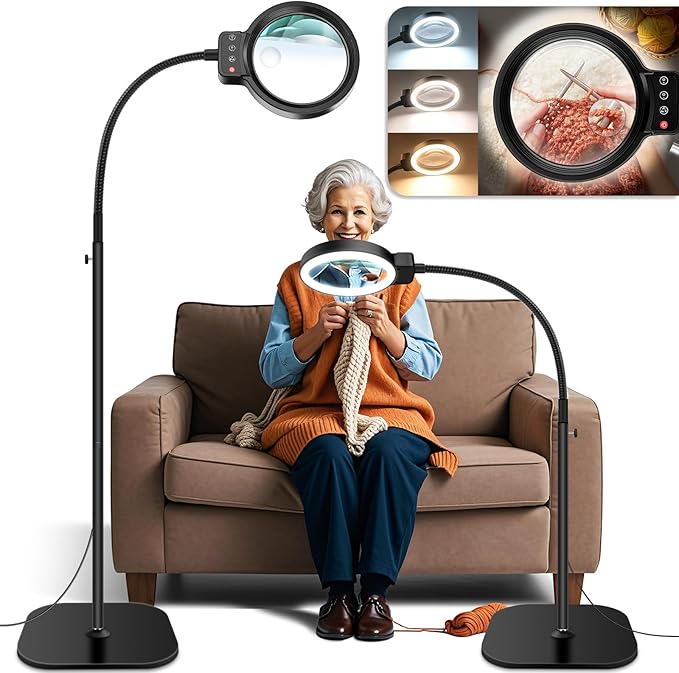 30X 10X Large Floor Magnifying Glass