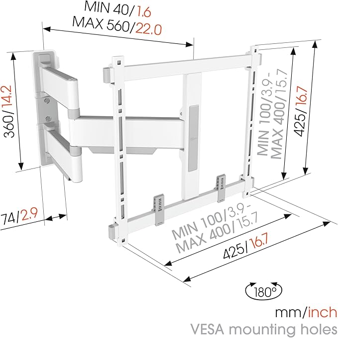 Vogel's TVM 5445 Full-Motion Ultra-Thin TV Wall Bracket