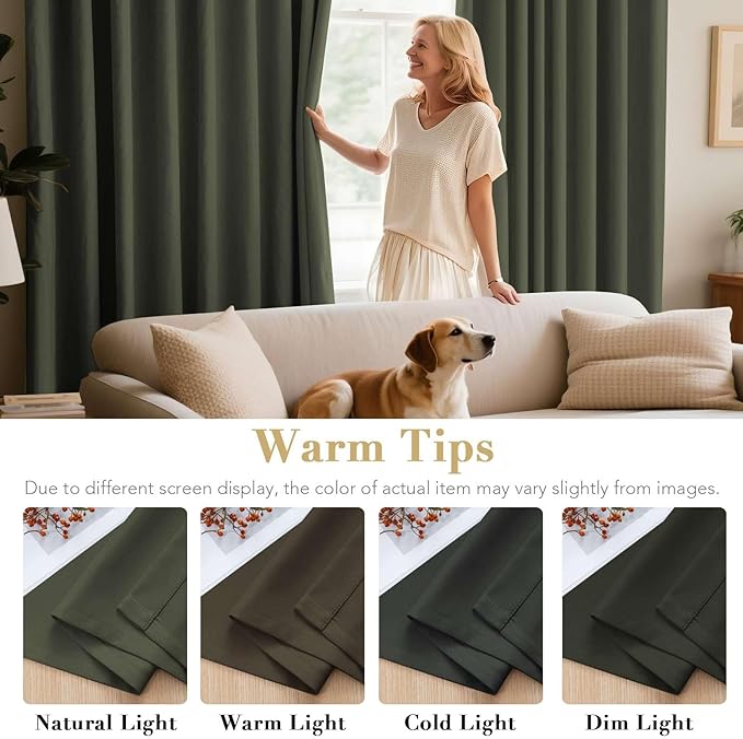 H.VERSAILTEX Ultra Soft Microfiber Thermal Insulated Antique Copper Grommet (Set of 2)