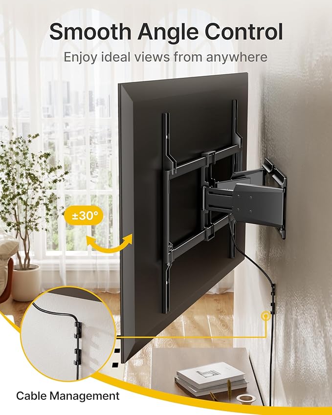 monTEK Heavy Duty Ultra Slim TV Wall Mount
