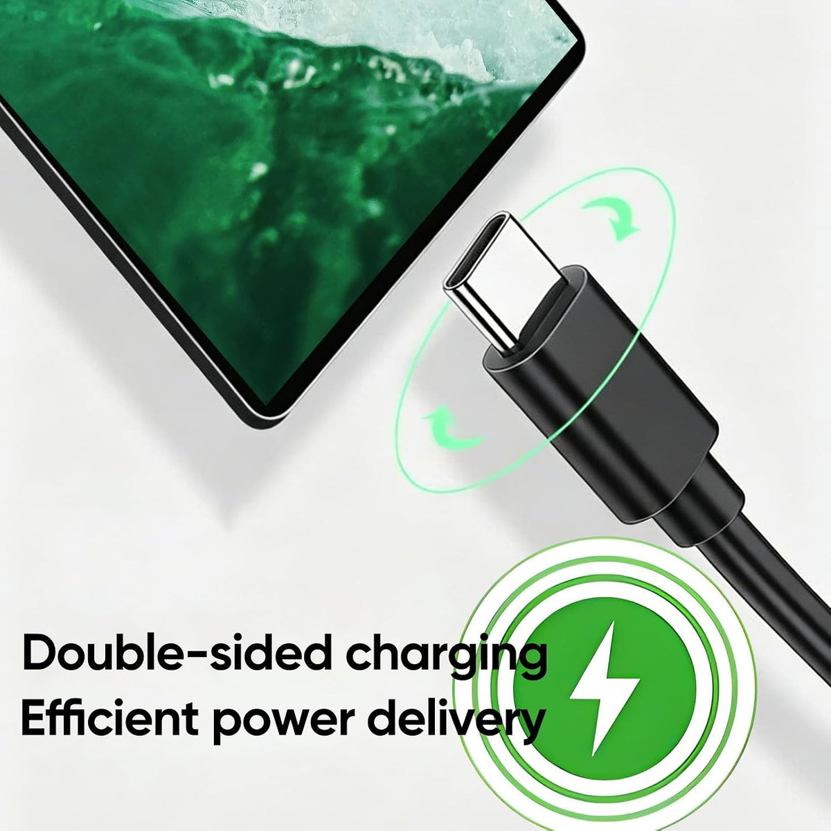 USB to USB C Cable 6FT 20-Pack,3A Charge Data Sync Android Auto&Car Carplay