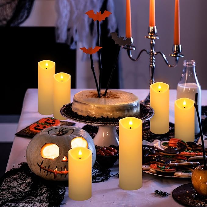 24 Pack Christmas Decoration Flickering Flameless Candles, Battery Operated