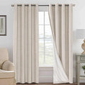 H.VERSAILTEX Polyester Blackout Curtains 96 Inches Long, 100% Absolutely