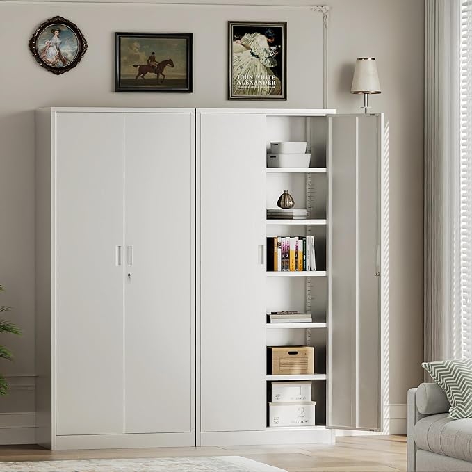 Steel SnapIt Cabinet, 71 Inch Metal Storage Cabinet