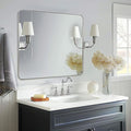 ANDY STAR 30”x40”Brushed Nickel Mirror