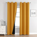 ChrisDowa 100% Blackout Curtains