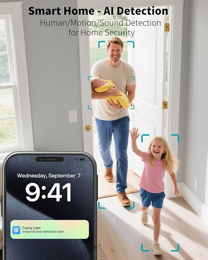 VIMTAG 4MP 5G Indoor Camera, Dog Camera (2Pack)