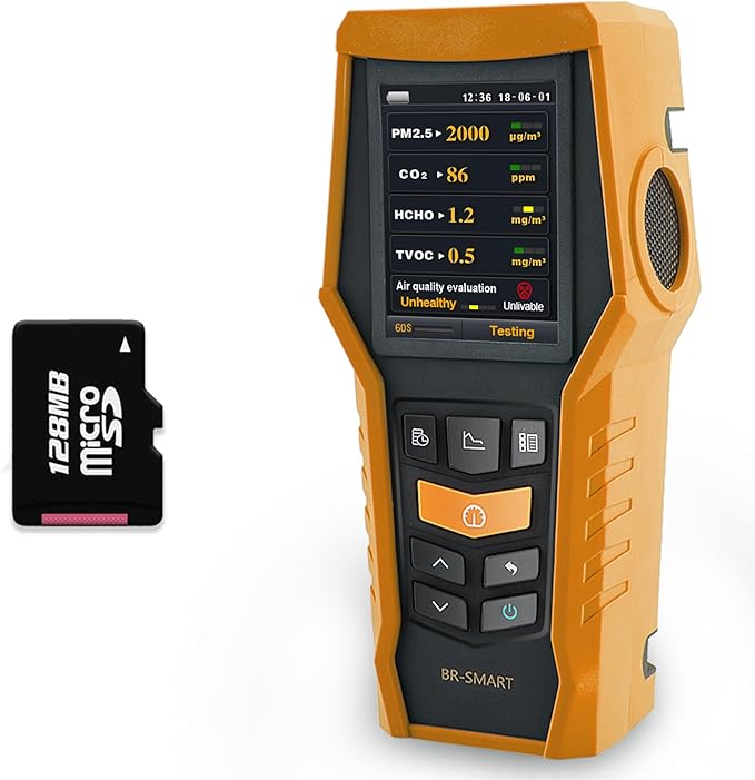 BLATN Smart Air Quality Meter Indoor 11-in-1 Air Monitor PM1.0 PM2.5 PM10 Dust