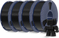 SUNLU High Speed PLA Filament 1.75mm, 4kg, Black*4