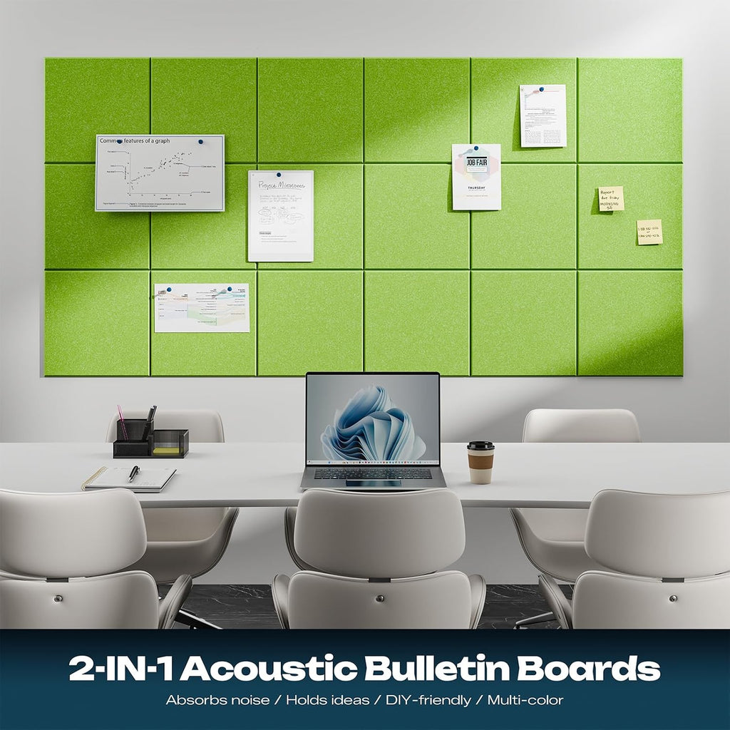 sonicism 22 pack acoustic wall panels, side view