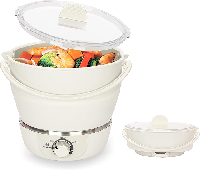 Drizzle Foldable Electric Cooker Travel Hot Pot