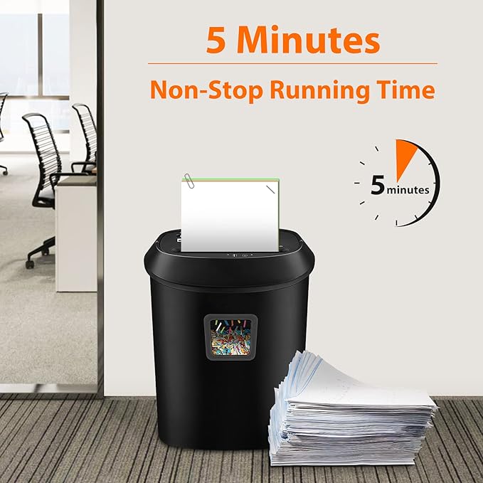 Paper Shredder 14-Sheet Cross-Cut Shredder