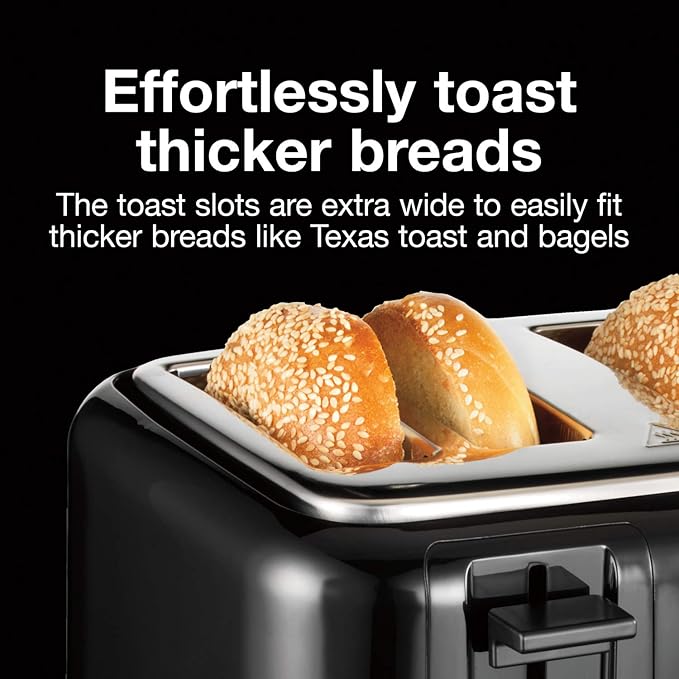 Proctor Silex Deluxe Hot Sandwich Maker, Nonstick Plates, Stainless Steel & 4