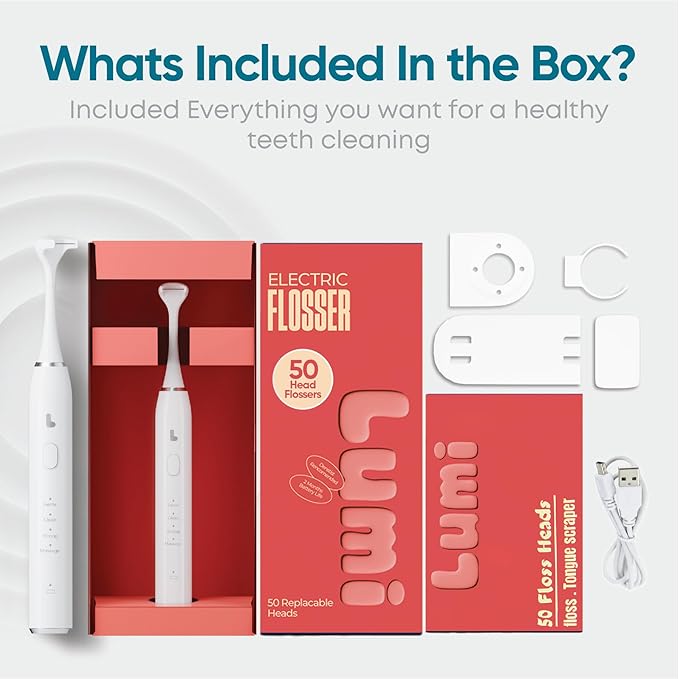 Lumi Electric Flosser | 2 in 1 Electric Flosser