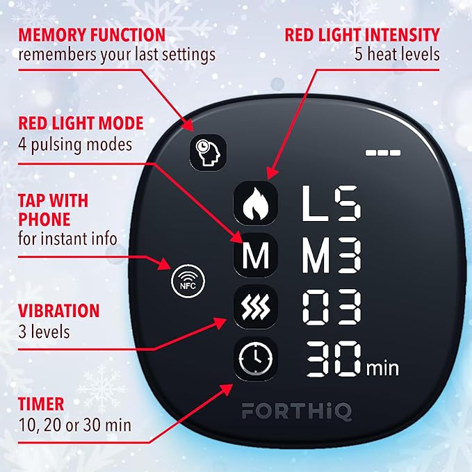 FORTHiQ RED+ Knee Massager