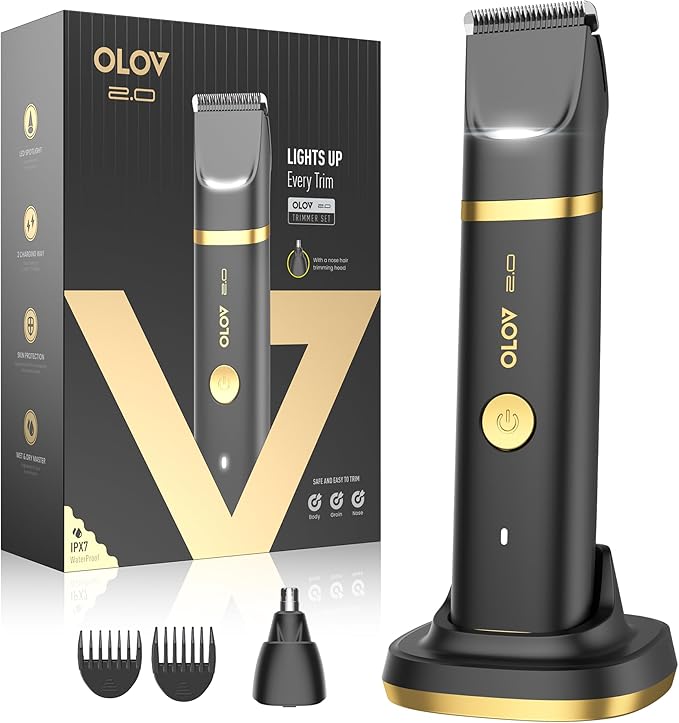 Groin & Body Hair Trimmer for Men