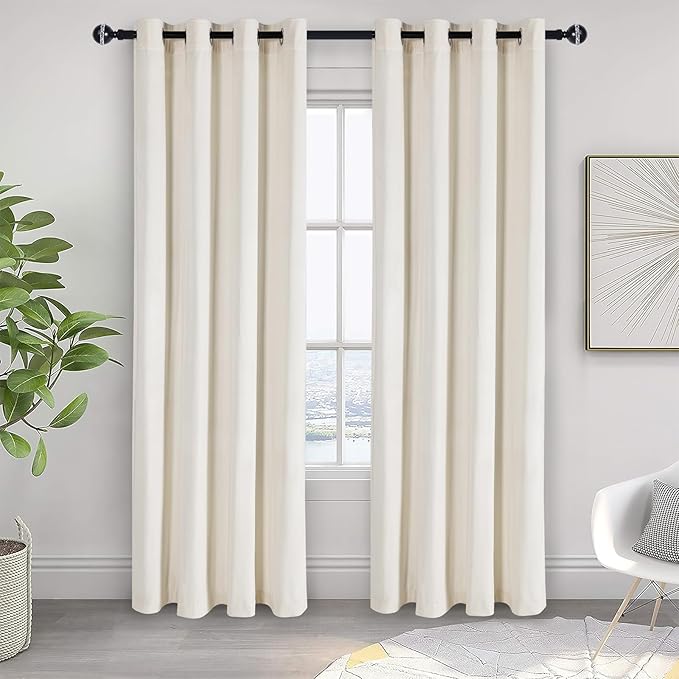 JIUZHEN Velvet Curtains for Bedroom