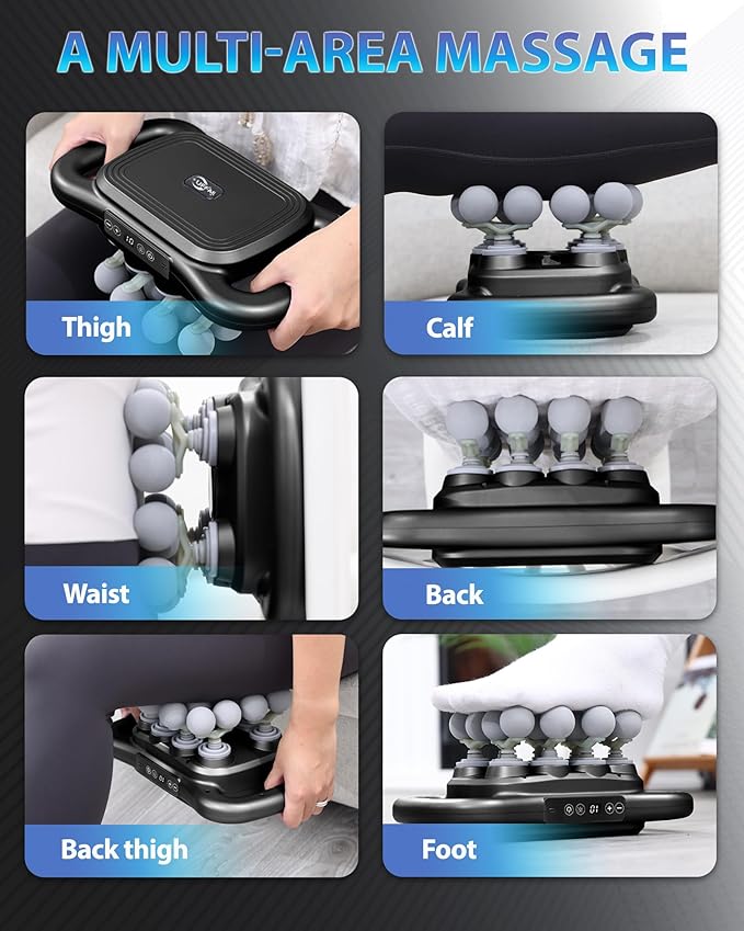 16-Head Massage Gun, Deep Tissue Percussion Massager