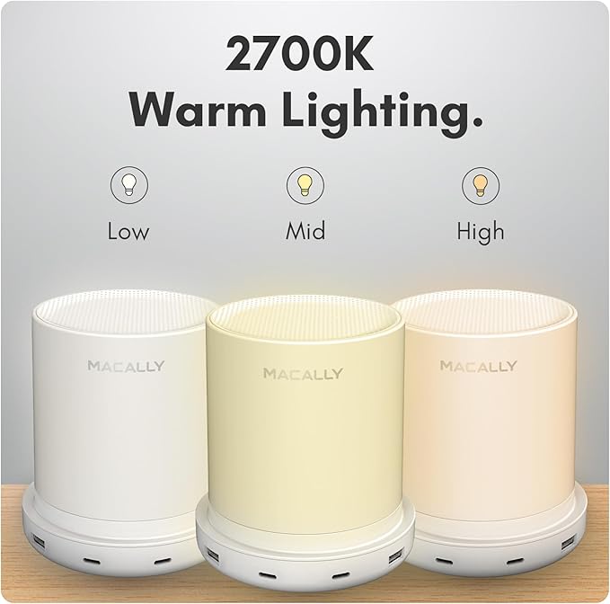 Macally Small Bedside Lamp