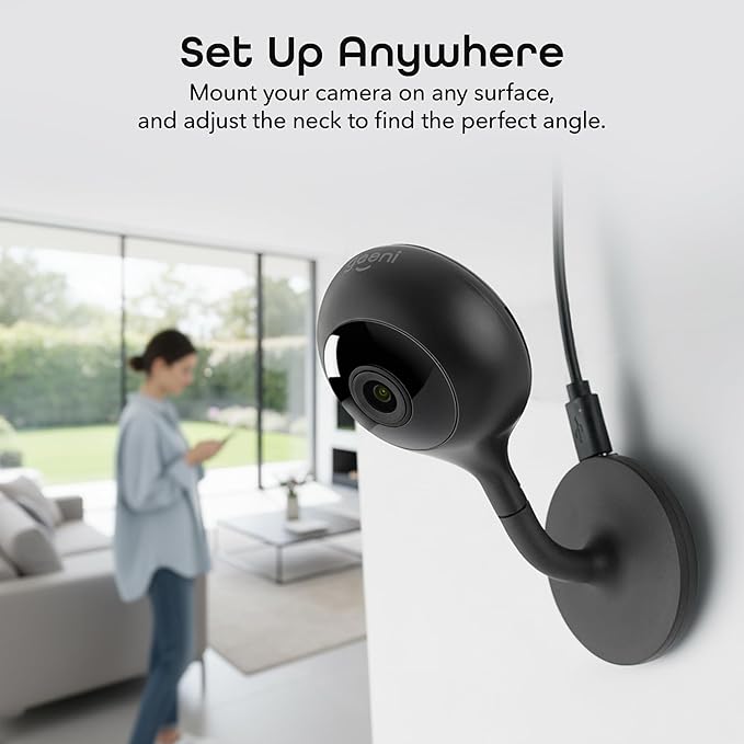 Geeni Look 2K 4MP Smart Indoor Security Camera – 1440p Ultra HD WiFi Pet & Baby