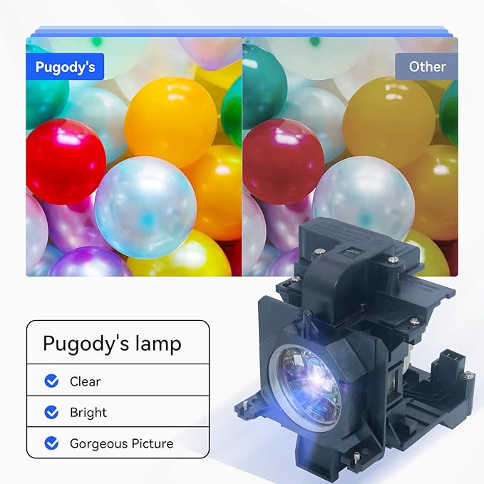 Pugody ET-LAE200 Premium Quality Replacement Projector Lamp Bulb