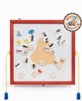 Magnetic Toddler Activity Wall Panel Toy – Interactive Wall Busy Board –