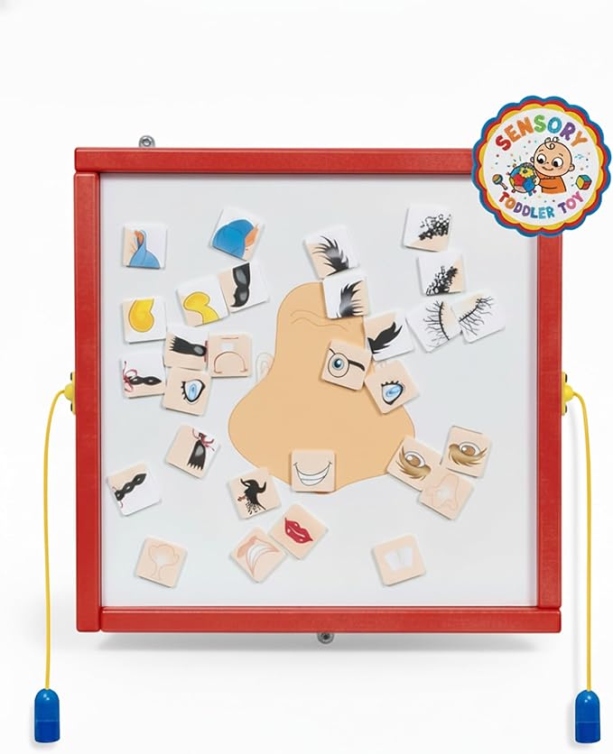 Magnetic Toddler Activity Wall Panel Toy – Interactive Wall Busy Board –