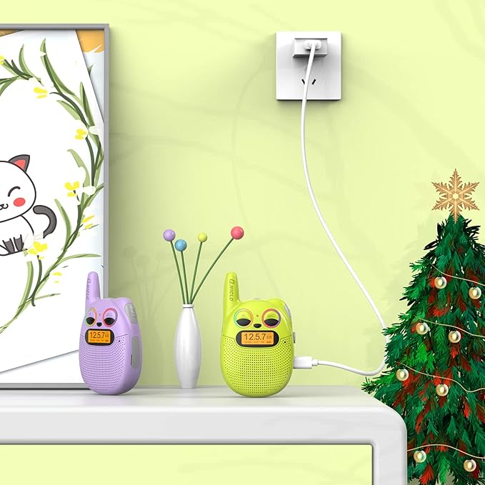 Qniglo Kids Walkie Talkies Rechargeable, Gifts