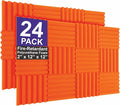 Foam Factory Inc 24 Pack Color Acoustic Foam Panel Studio Soundproofing Wedge