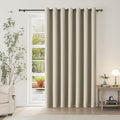 ChrisDowa Room Divider Curtain 90 Inches Long, Wide Blackout Sliding Door