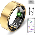 Smart Ring for Women Men, Sleep Activity Health Tracking Ring, Gold 11