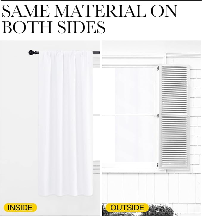 NICETOWN Room Darkening Curtains (Set of 2)