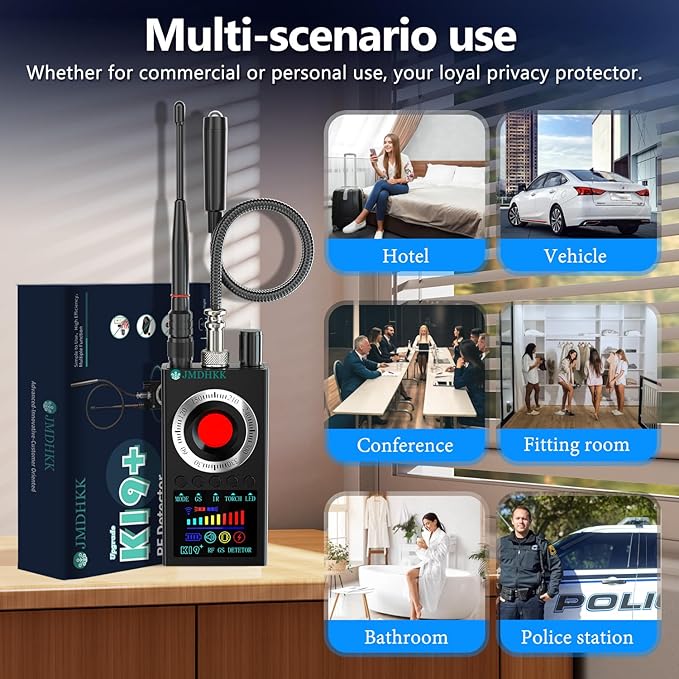 JMDHKK K19 Hidden Camera Detector, Bug Detector, Signal Detector, Spy Camera