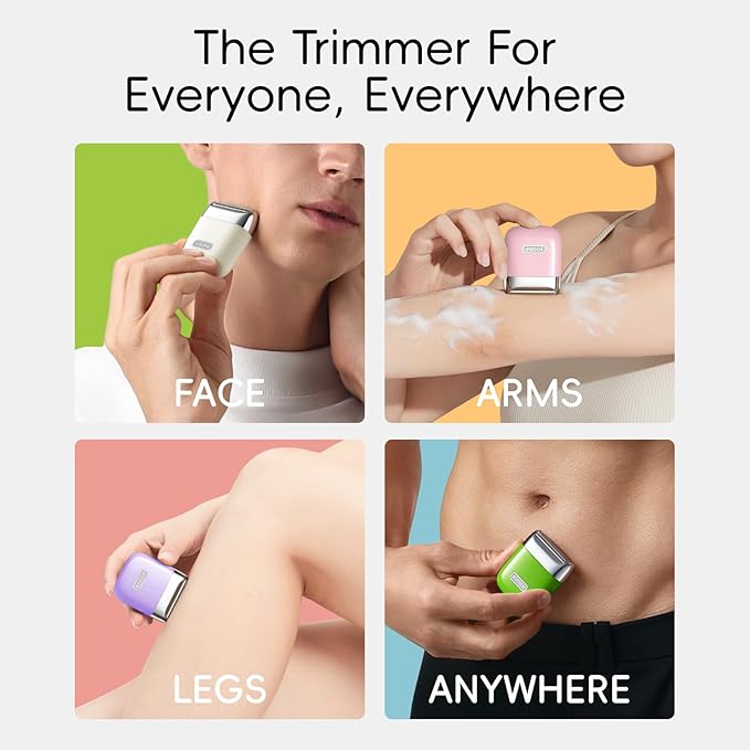 yoose Electric Razors for Women, IPX7 Alloy Body Bikini Trimmer for Women