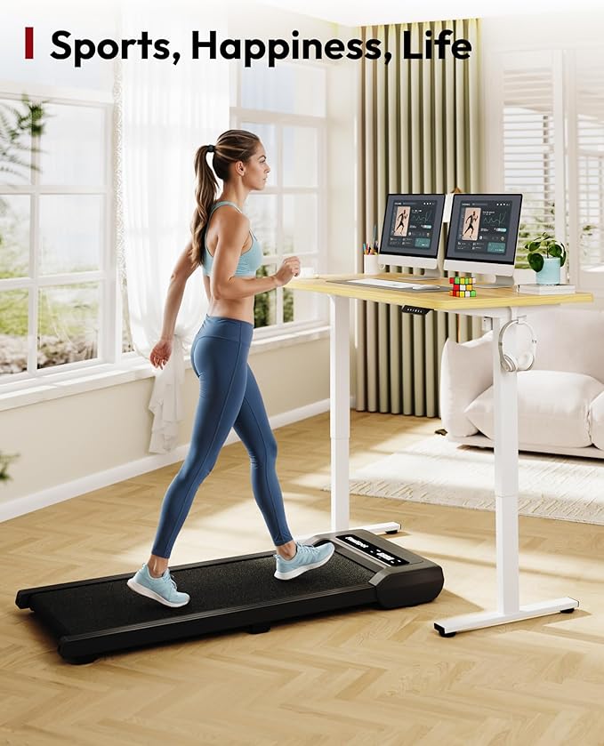 SANODESK Electric Standing Desk 48 x 30 Inches Whole-Piece Desktop Height