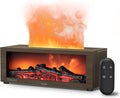 Fireplace Flame Air Diffuser Humidifier, 7 Colors Aromatherapy Essential Oil