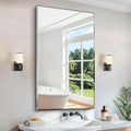 CILIBER Beveled Bathroom Mirror, 24x40 Large Frameless Mirrors