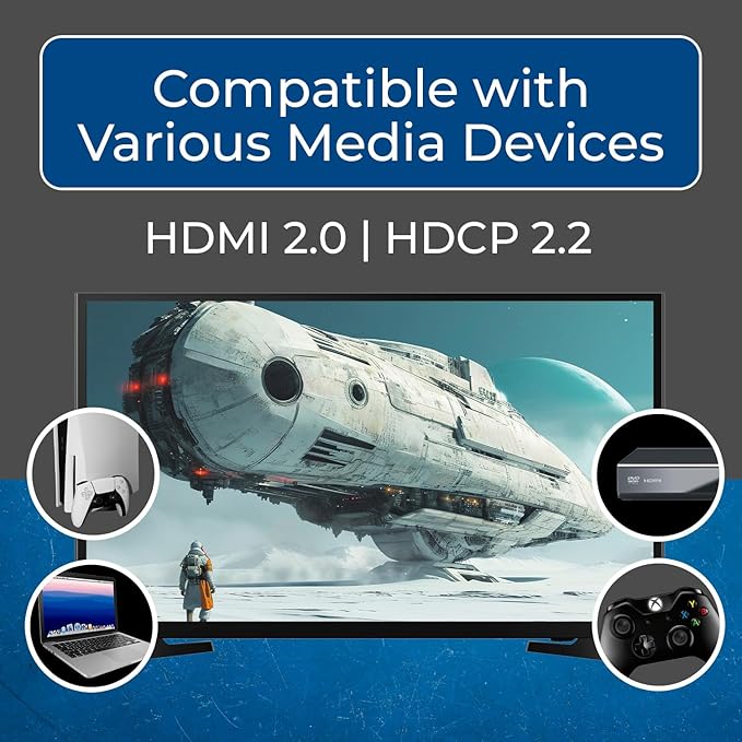 OREI 4K HDMI Extender Balun UltraHD 4K @ 60Hz 4:4:4 Over Single CAT6/7 Cable