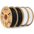 ELEGOO PLA Filament 1.75mm Bundle 4KG, 4 Pack 1kg Cardboard Spool Fits