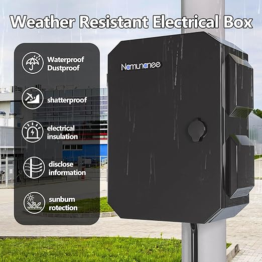 Outdoor Electrical Box, Cold-Rolled Steel Plate, Aluminum Alloy Back Beam
