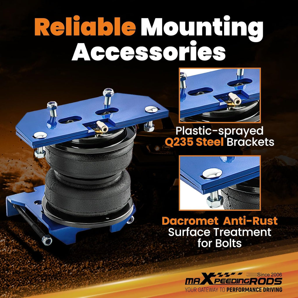 maxpeedingrods air suspension bags kit up to 5000, side view