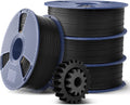 SUNLU 4KG High Speed ABS Filament, 1KG Spool, (4xBlack)
