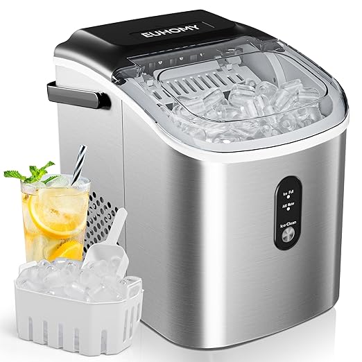 EUHOMY Countertop Ice Maker Machine